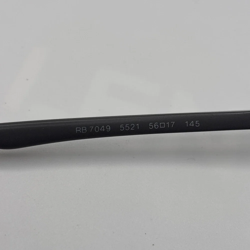 Ray Ban RB 7049 5521 Grey Eyeglasses Frame 56-17-145mm Made Italy #C399